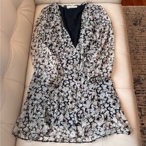 2 for $10 Abercrombie & Fitch Floral V-Neck Wrap Dress